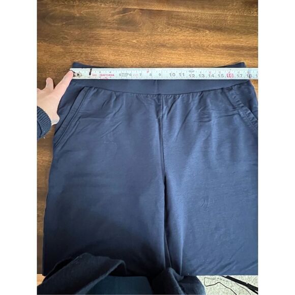 T by Talbots, Everyday causal pants, navy blue, cropped, size XLp - Picture 8 of 11